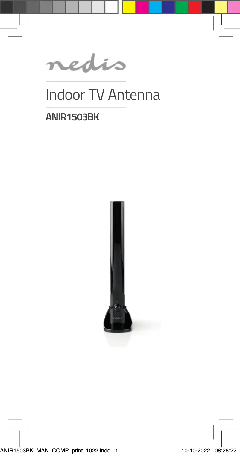 Page 1 de la notice Manuel utilisateur Nedis ANIR1503BK