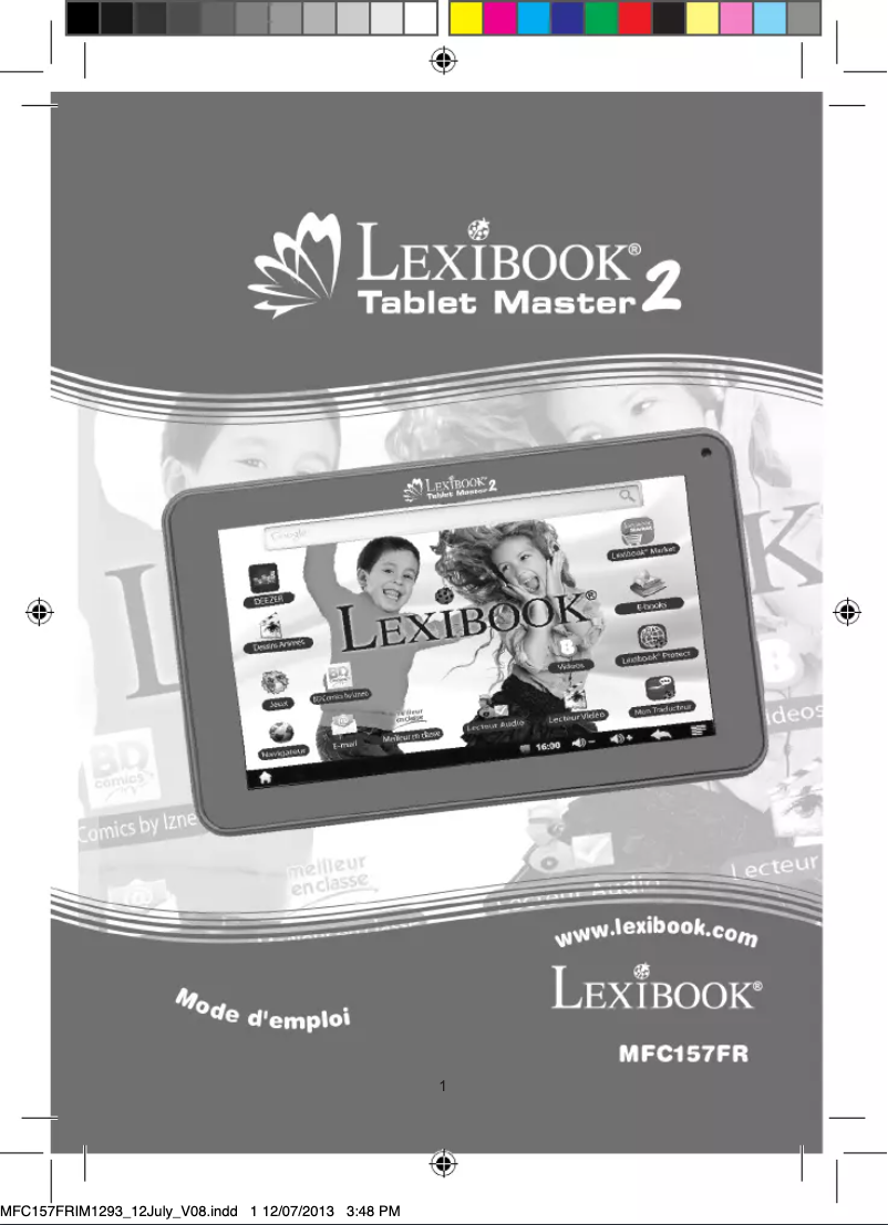 Image de la première page du manuel de l'appareil Tablet Master 2 MFC157FR