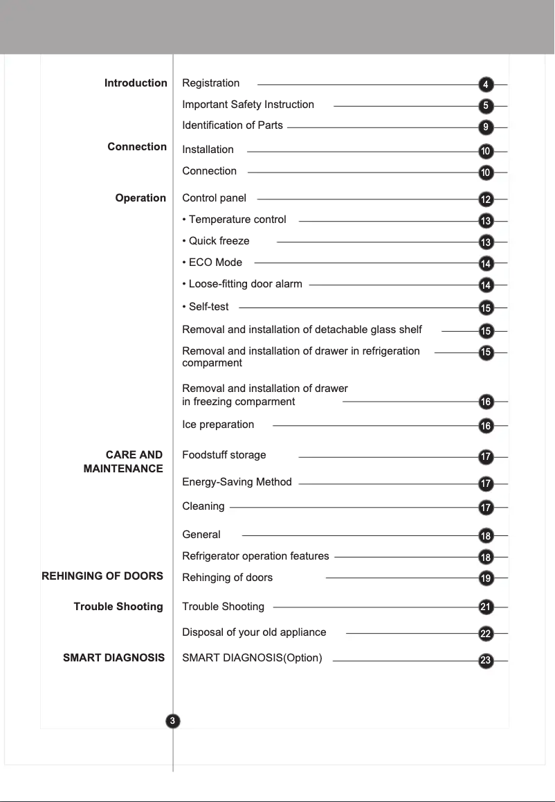 Image de la première page du manuel de l'appareil GC-B379SVQW