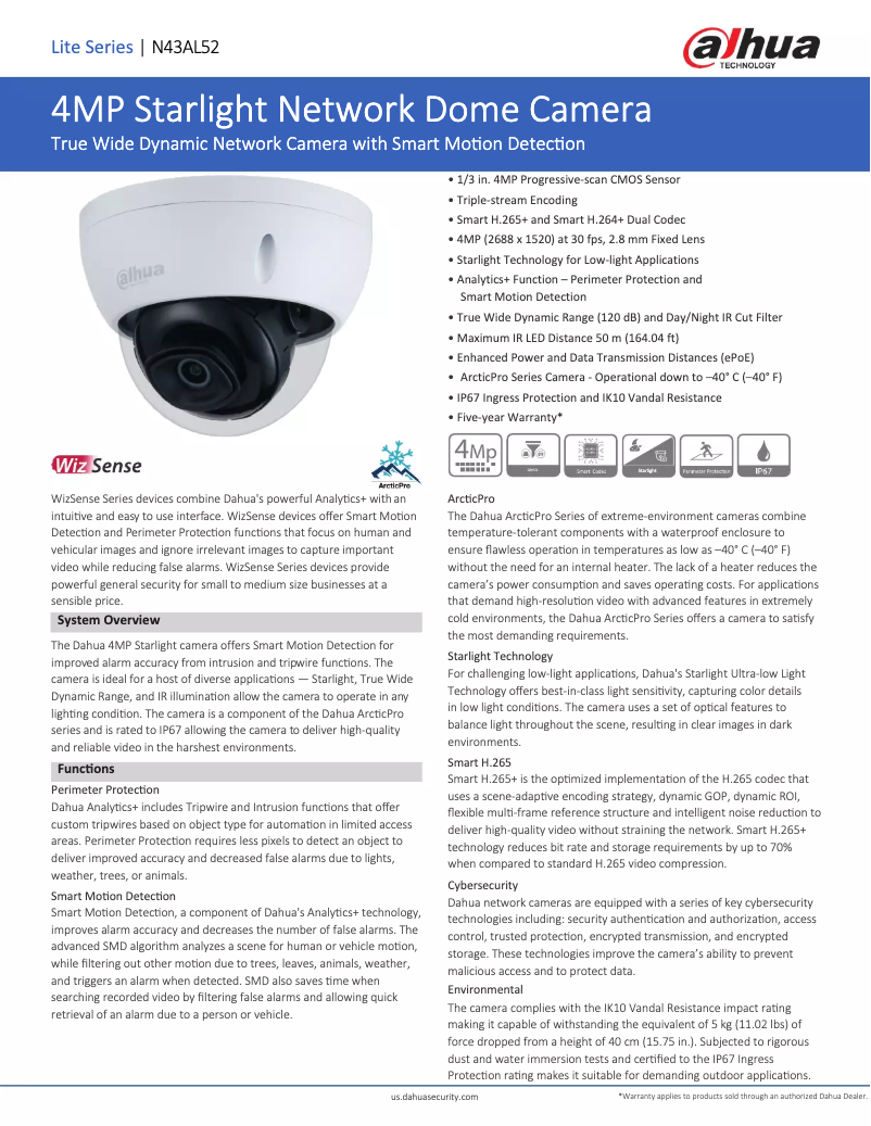 Image de la première page du manuel de l'appareil N43AL52