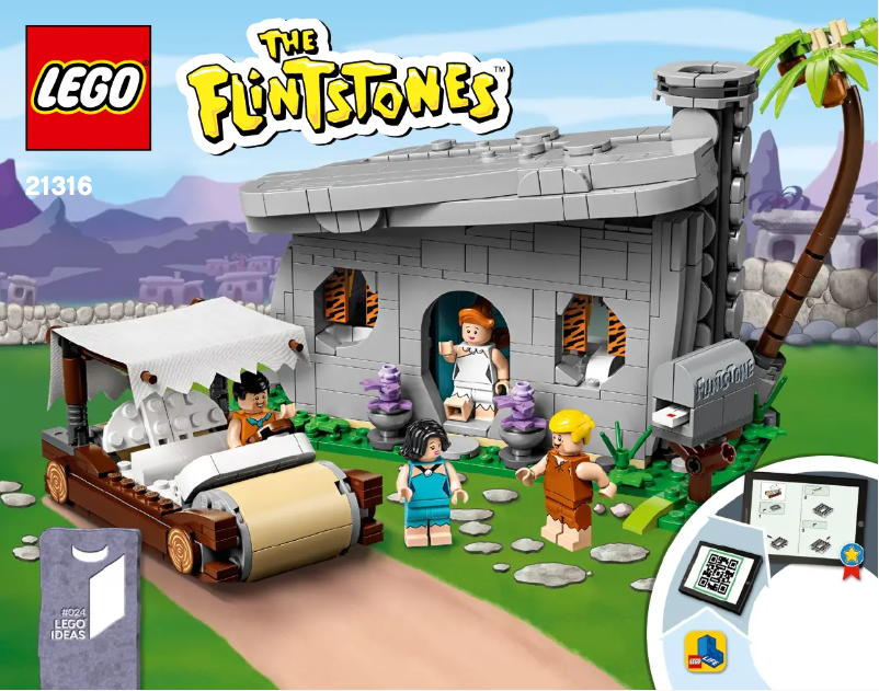 Page 1 de la notice Manuel utilisateur Lego The Flintstones 21316