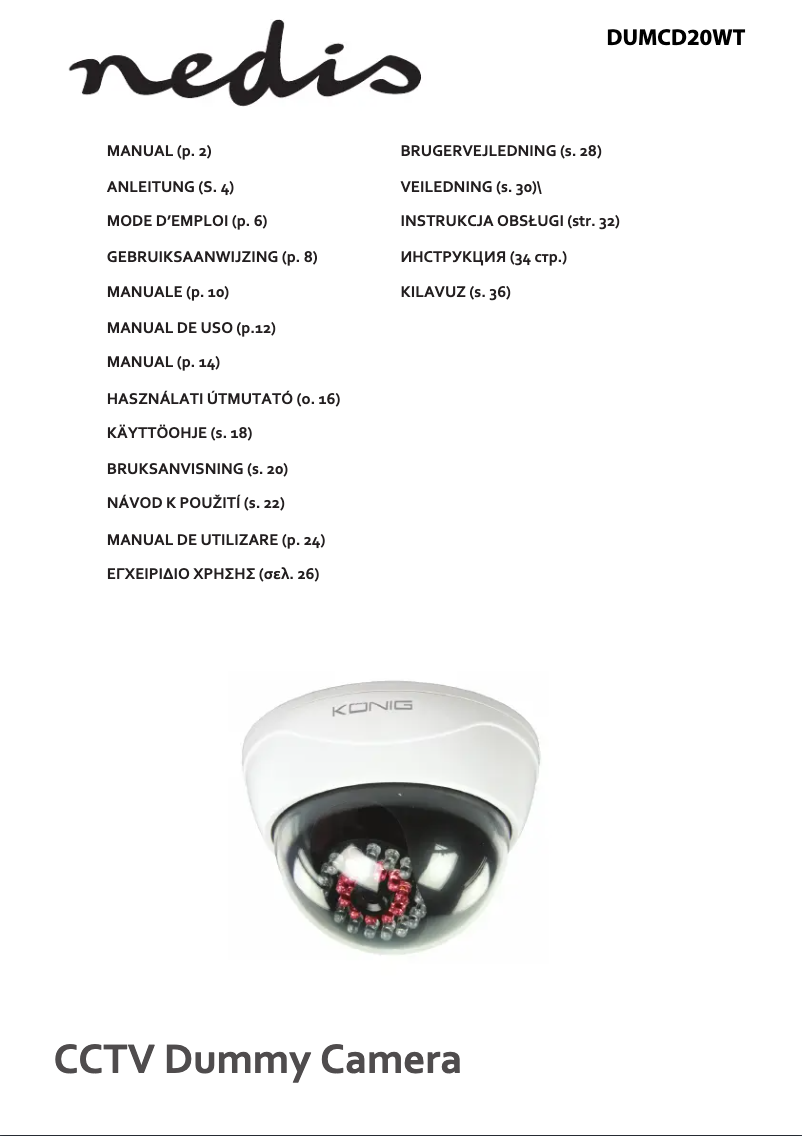 Image de la première page du manuel de l'appareil DUMCD20WT