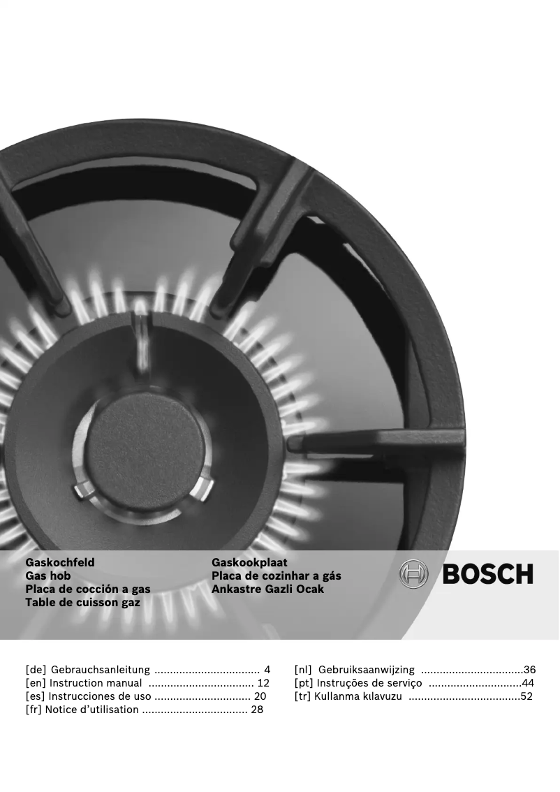 Page n°1 - Mode d'emploi Bosch PRY626B70E