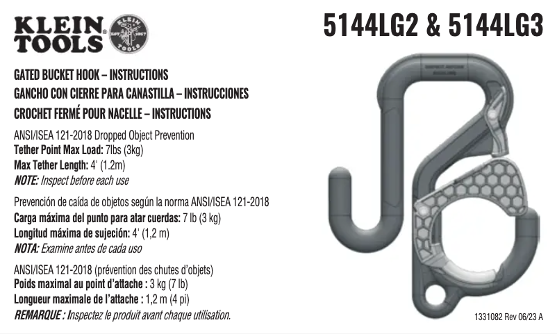 Image de la première page du manuel de l'appareil 5144LG2