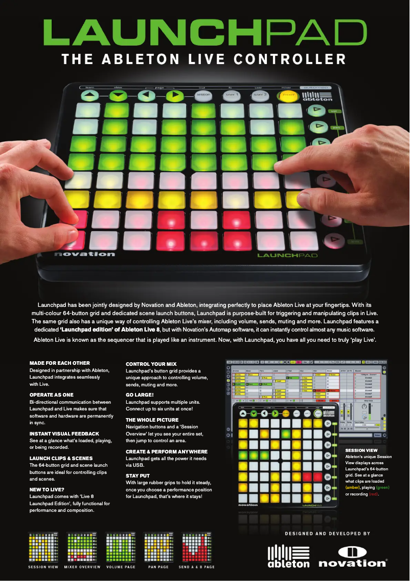 Image de la première page du manuel de l'appareil Launchpad