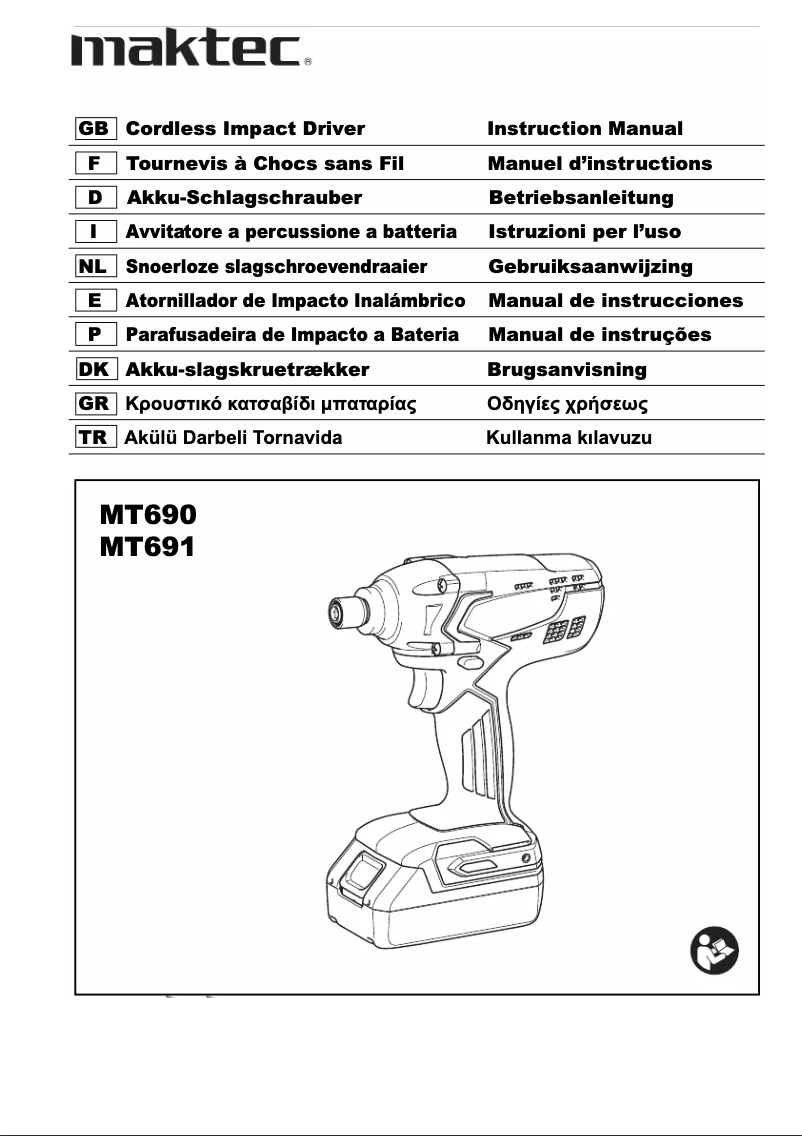 Page n°1 - Manuel utilisateur Maktec MT690