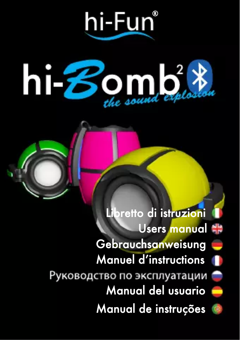 Image de la première page du manuel de l'appareil Hi-Bomb2