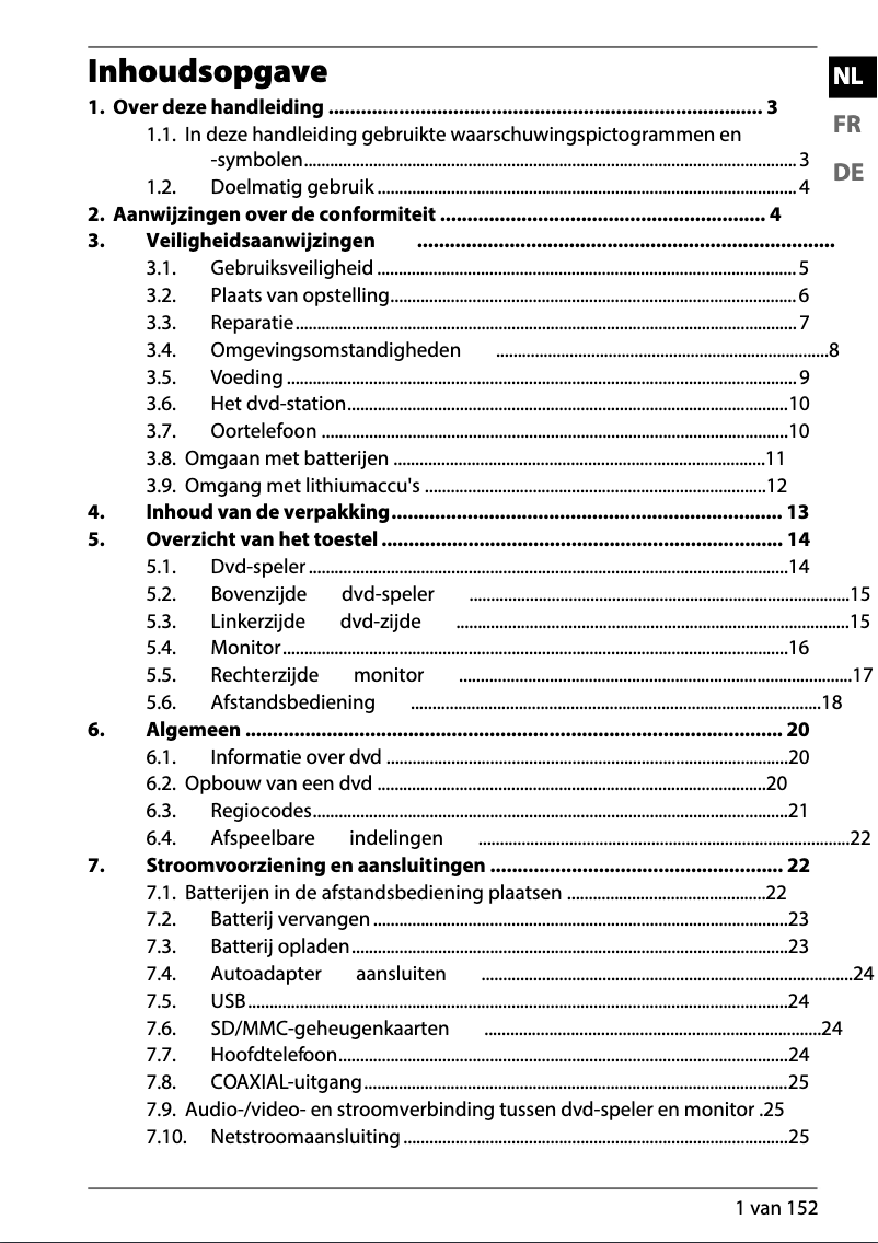 Image de la première page du manuel de l'appareil LIFE P72022 (MD 84873)