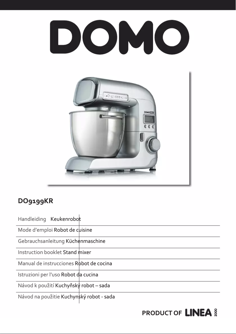 Image de la première page du manuel de l'appareil DO9199KR