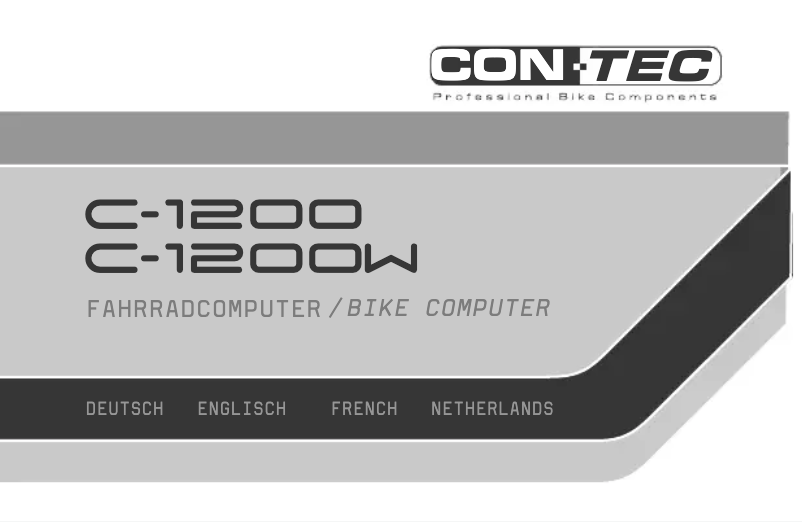 Image de la première page du manuel de l'appareil C-1200