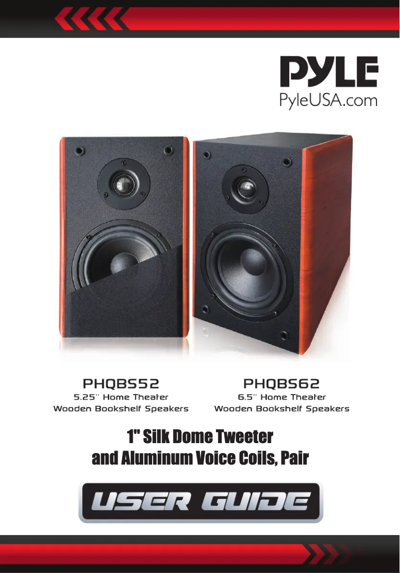 Página 1 del manual Manual de usuario Pyle PHQBS52