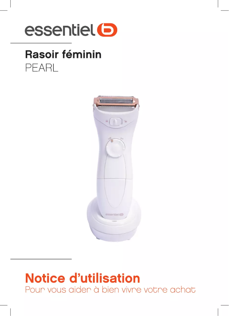 Page 1 de la notice Manuel utilisateur Essentiel B ERE 3 Pearl