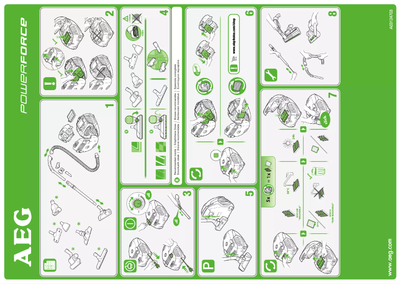 Página 1 del manual Manual de usuario AEG PowerForce APF6120