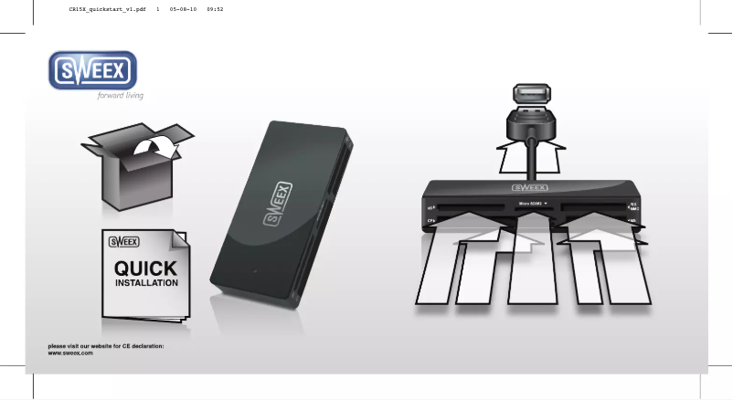 First page image of the manual for CR150