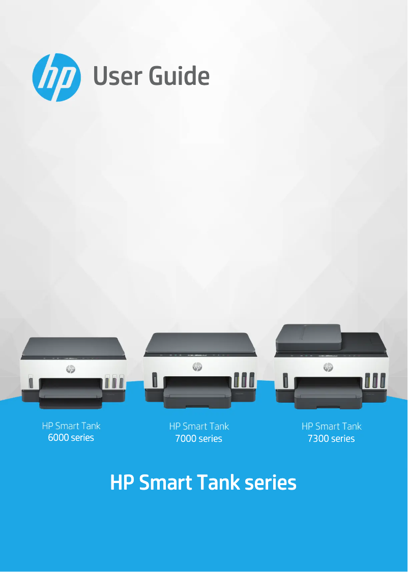 Page 1 de la notice Manuel utilisateur HP Smart Tank 6001