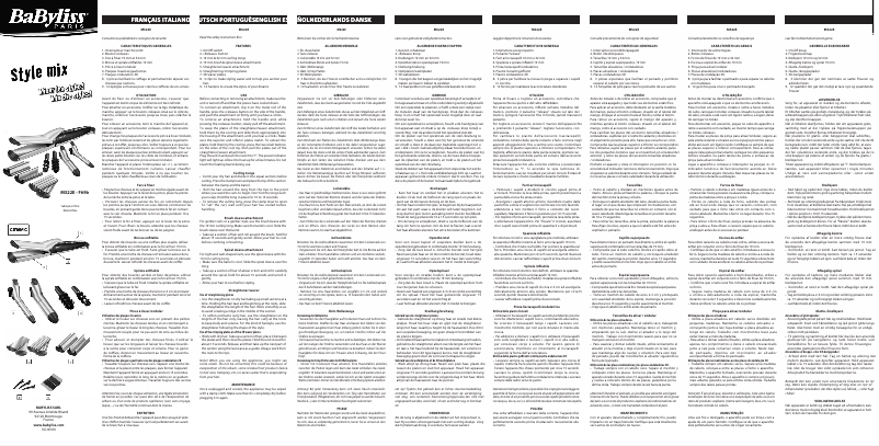 Página 1 del manual Manual de usuario BaByliss Multi Styler MS22E