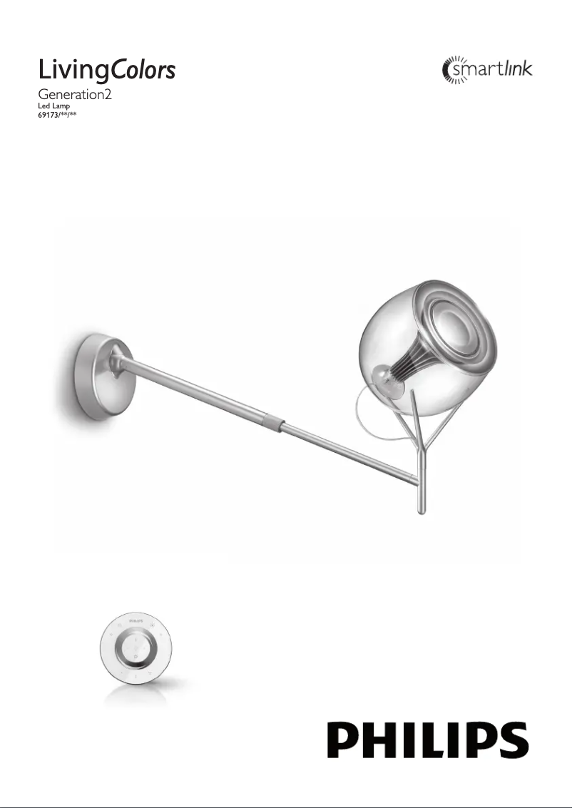 Page 1 de la notice Manuel utilisateur Philips LivingColors 6917348PH