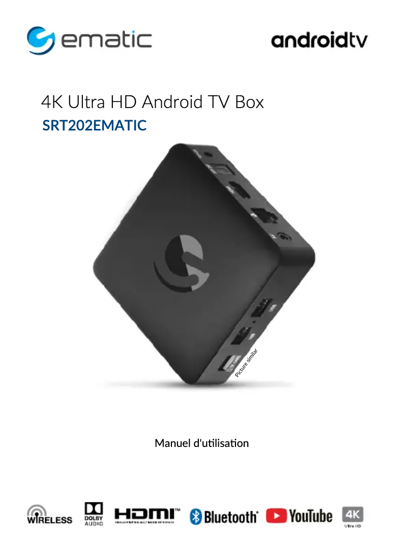 Page 1 de la notice Manuel utilisateur Strong SRT 202 EMATIC