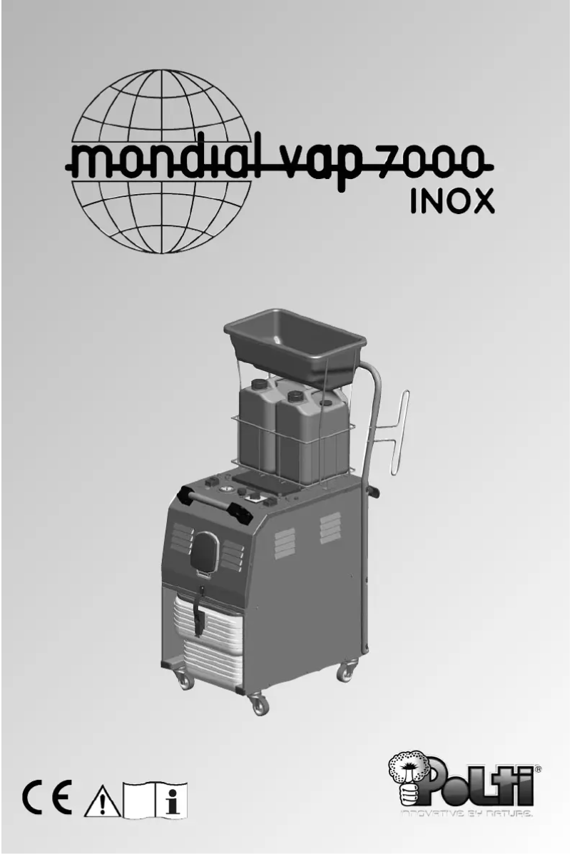 Page n°1 - Manuel utilisateur Polti Mondial VAP 7000