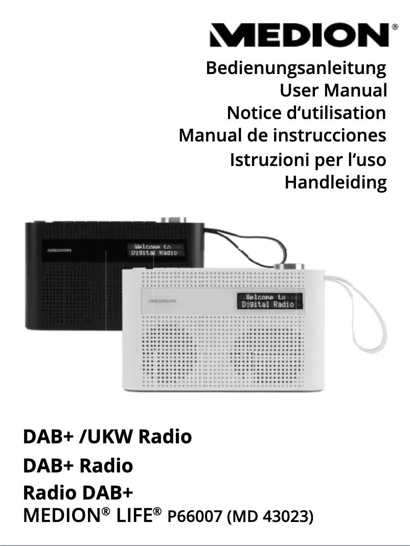 Page n°1 - Manuel utilisateur Medion LIFE P66007 (MD 43023)