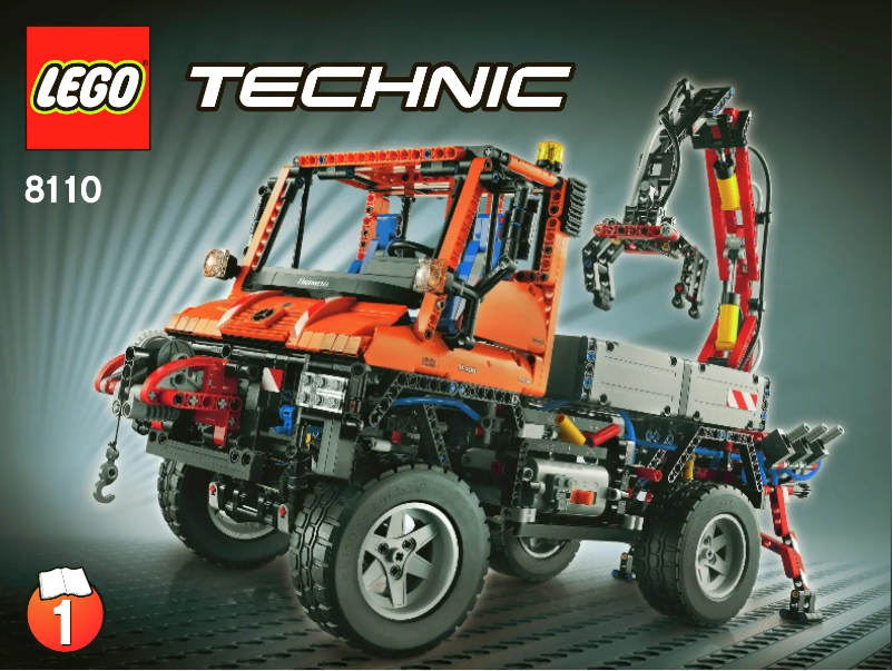 Page 1 de la notice Manuel utilisateur Lego Technic 8110