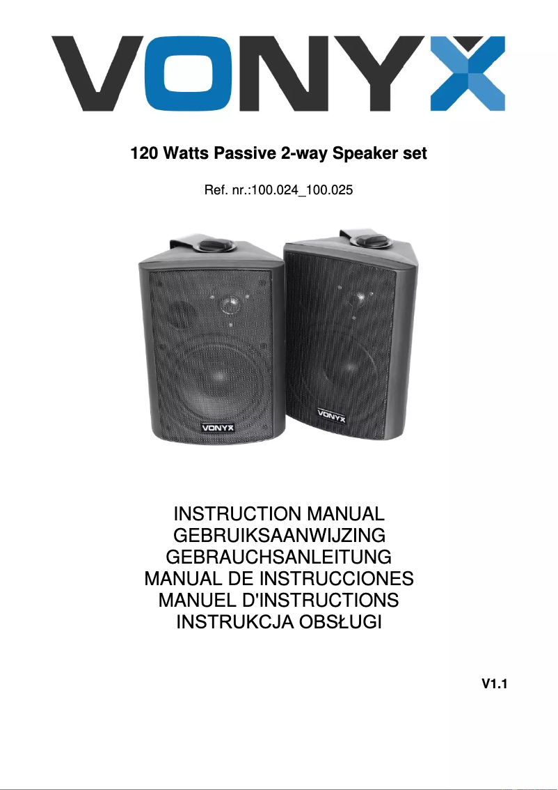 Page n°1 - Manuel utilisateur Skytec ODS65