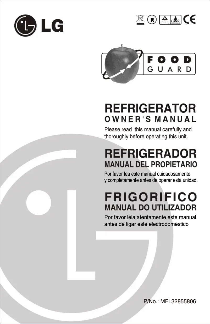 Image de la première page du manuel de l'appareil GL-332JM