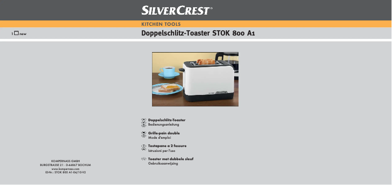 Image de la première page du manuel de l'appareil STOS 826 A1