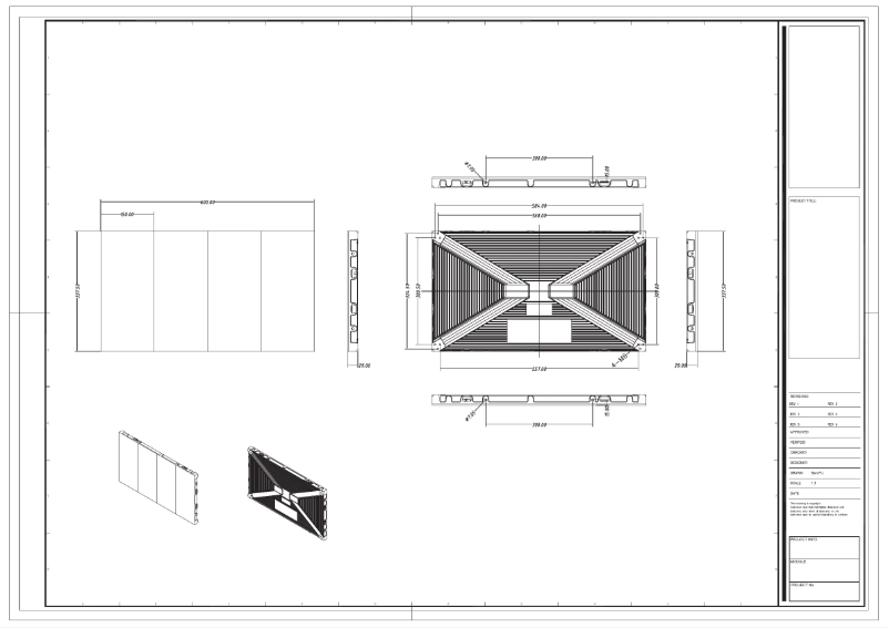 Página 1 del manual Dibujo técnico NEC LED-E018I