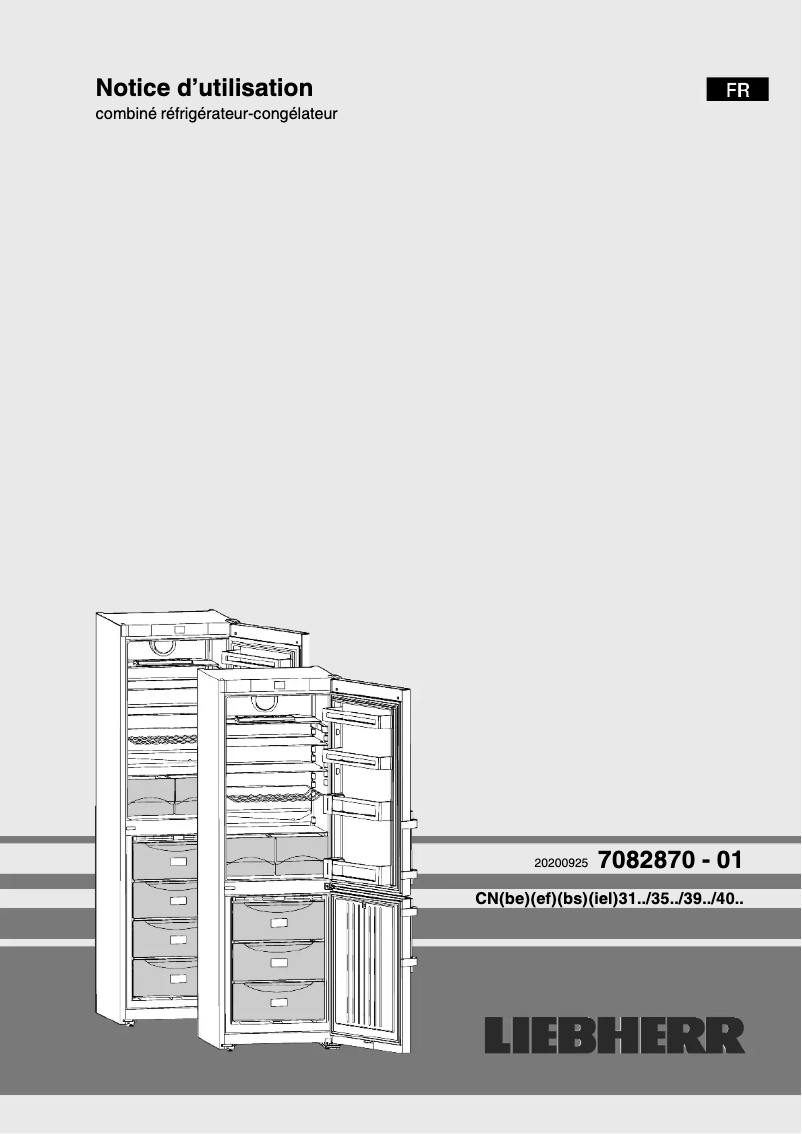 Page n°1 - Manuel utilisateur Liebherr CN 3515