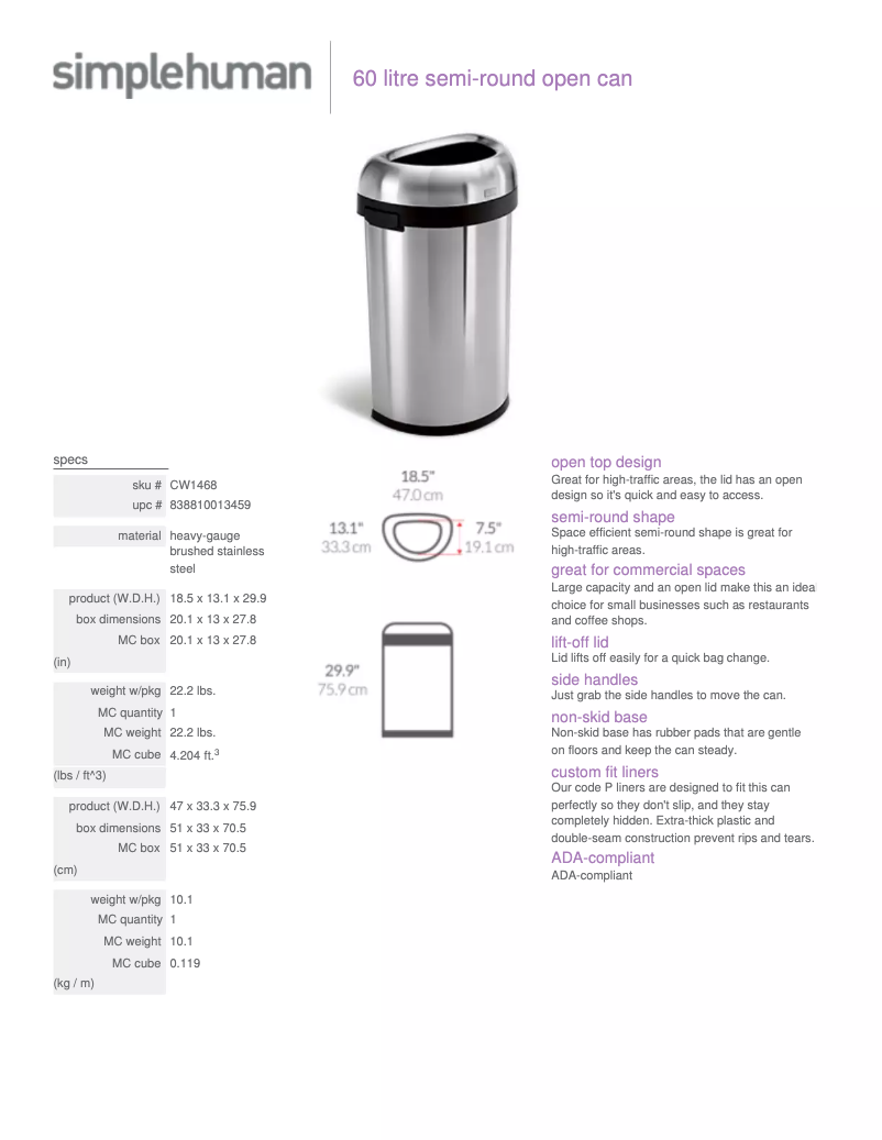 Image de la première page du manuel de l'appareil CW1468