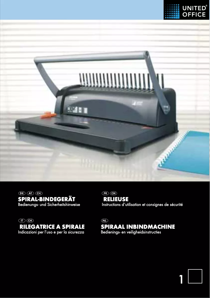 Page 1 de la notice Manuel utilisateur United Office IAN 66068