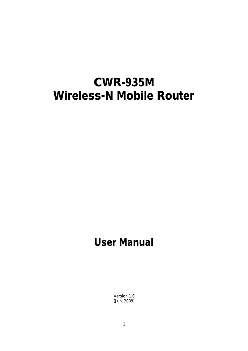 Page 1 de la notice Manuel utilisateur Lindy CWR-935M