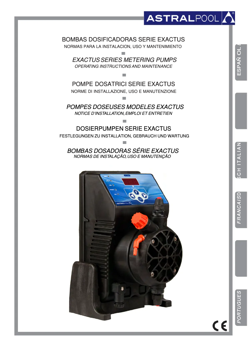 Page 1 de la notice Manuel utilisateur AstralPool 57893