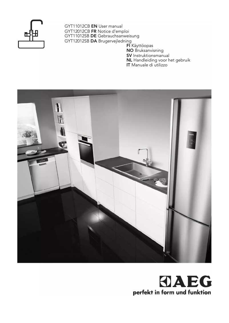 Image de la première page du manuel de l'appareil GYT11012CB