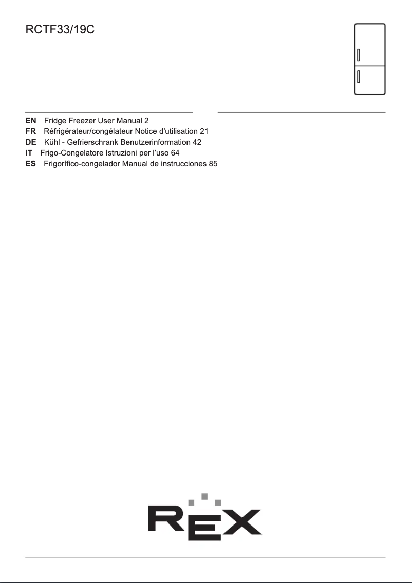 Image de la première page du manuel de l'appareil RCTF33/19C