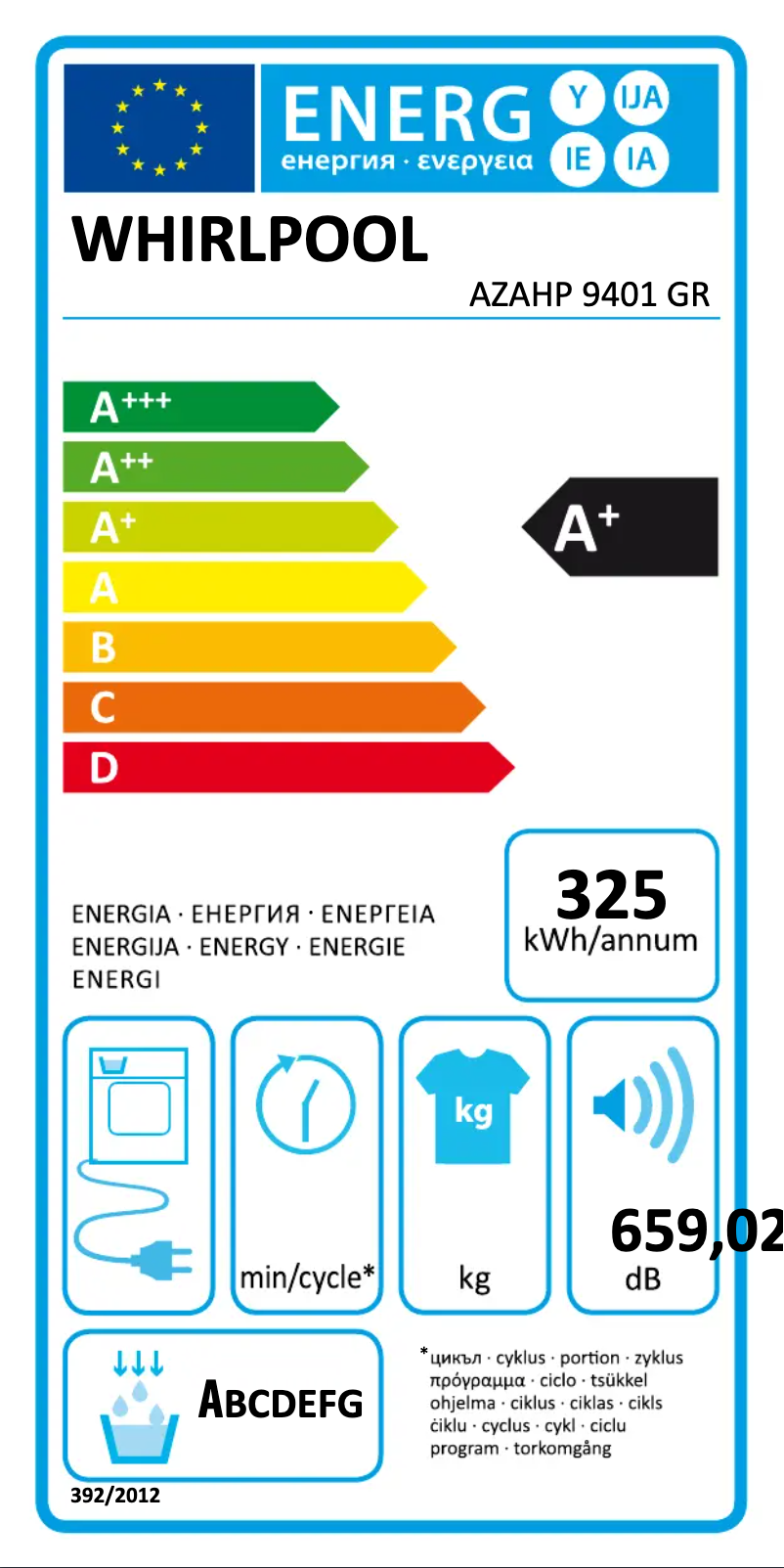 Page n°1 - Manuel utilisateur Whirlpool AZAHP 9401