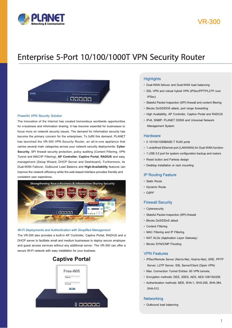 Image de la première page du manuel de l'appareil VR-300