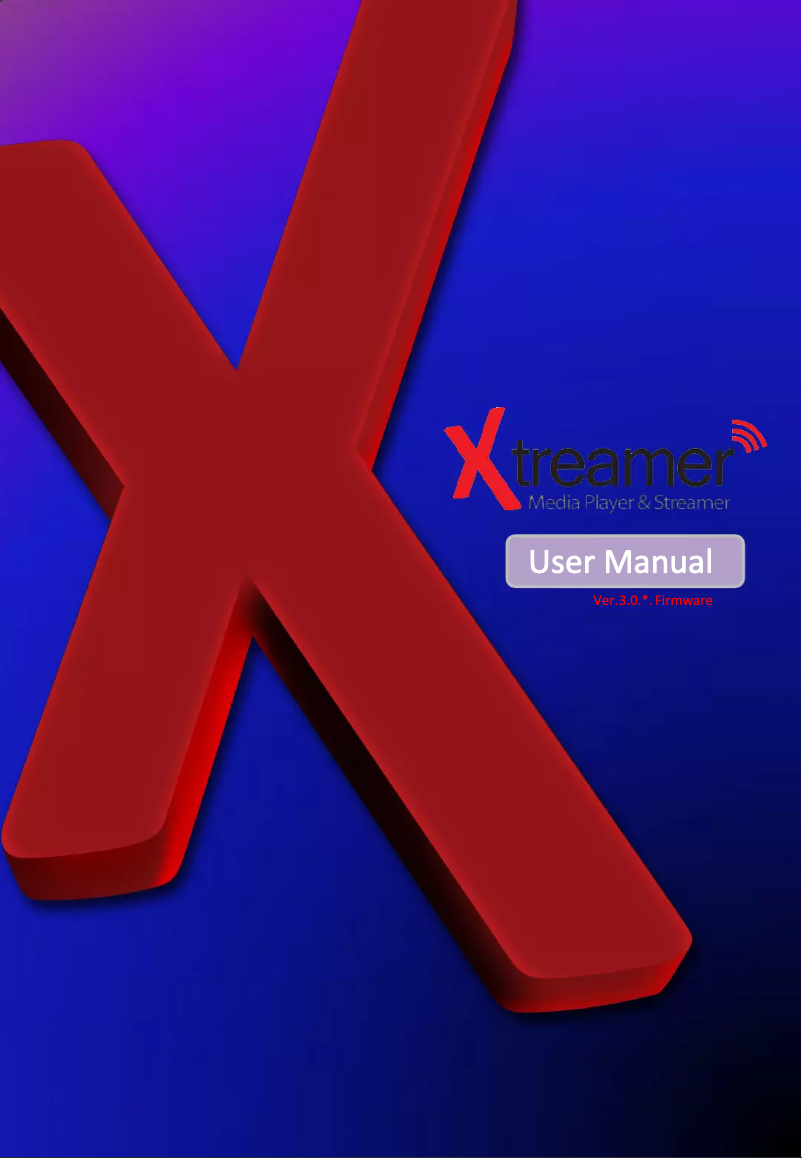Page 1 de la notice Manuel utilisateur Xtreamer SideWinder 2