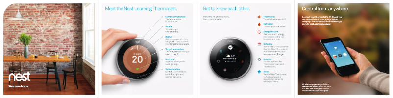 Image de la première page du manuel de l'appareil Learning Thermostat T3010GB