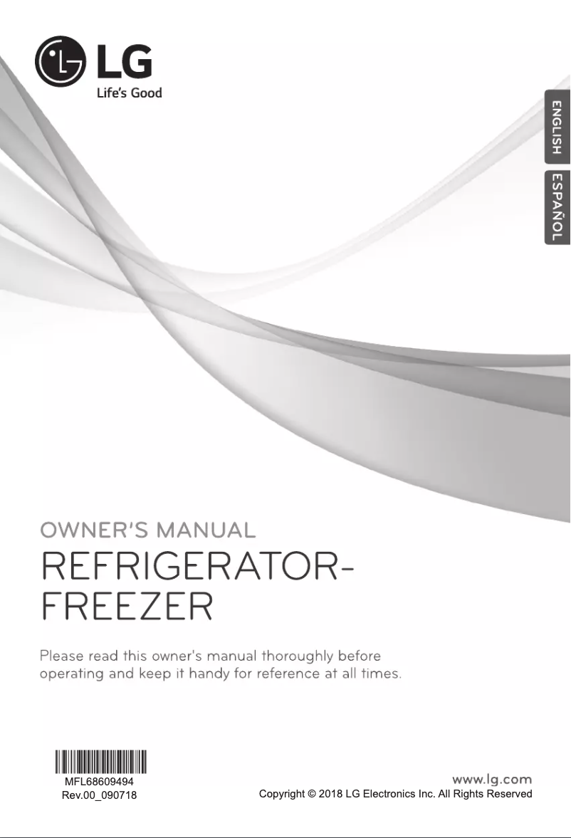 Image de la première page du manuel de l'appareil LT44AGD