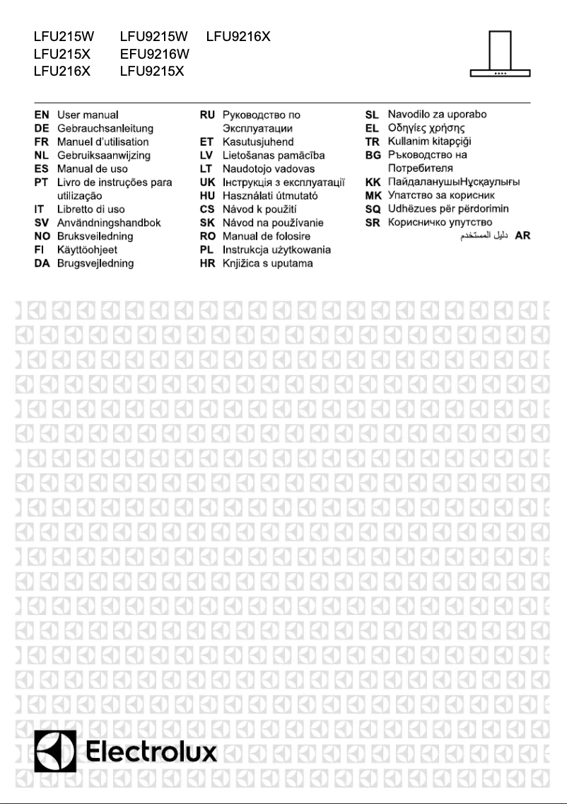 Image de la première page du manuel de l'appareil LFU9215X