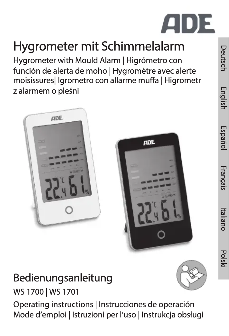 Page 1 de la notice Manuel utilisateur ADE WS 1700