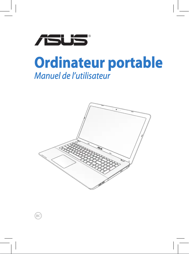 Page 1 de la notice Manuel utilisateur Asus R751LN