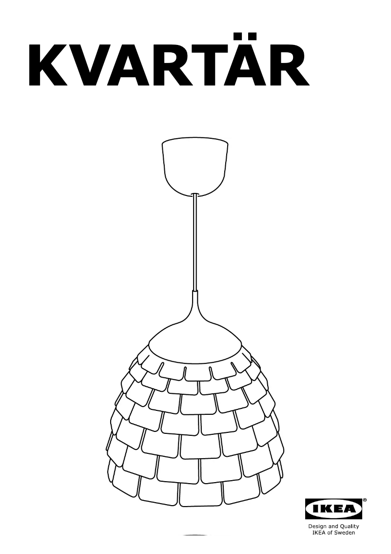 Image de la première page du manuel de l'appareil KVARTAR