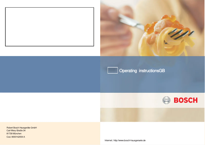 Page 1 de la notice Manuel utilisateur Bosch PCD665DIT