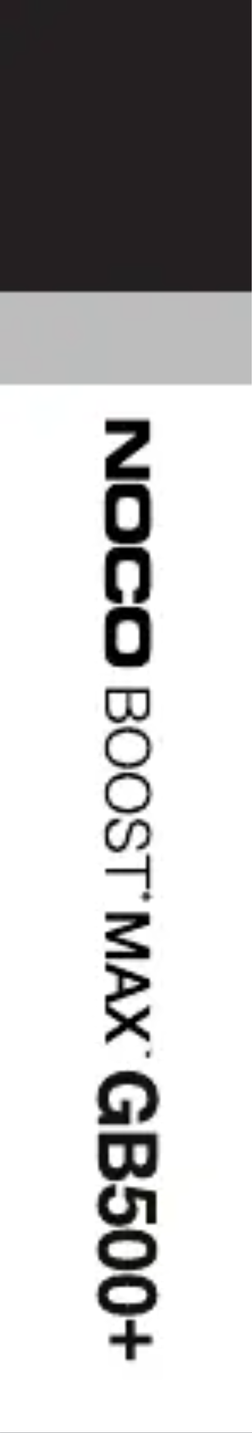 Page n°1 - Manuel utilisateur NOCO Genius Boost Max GB500
