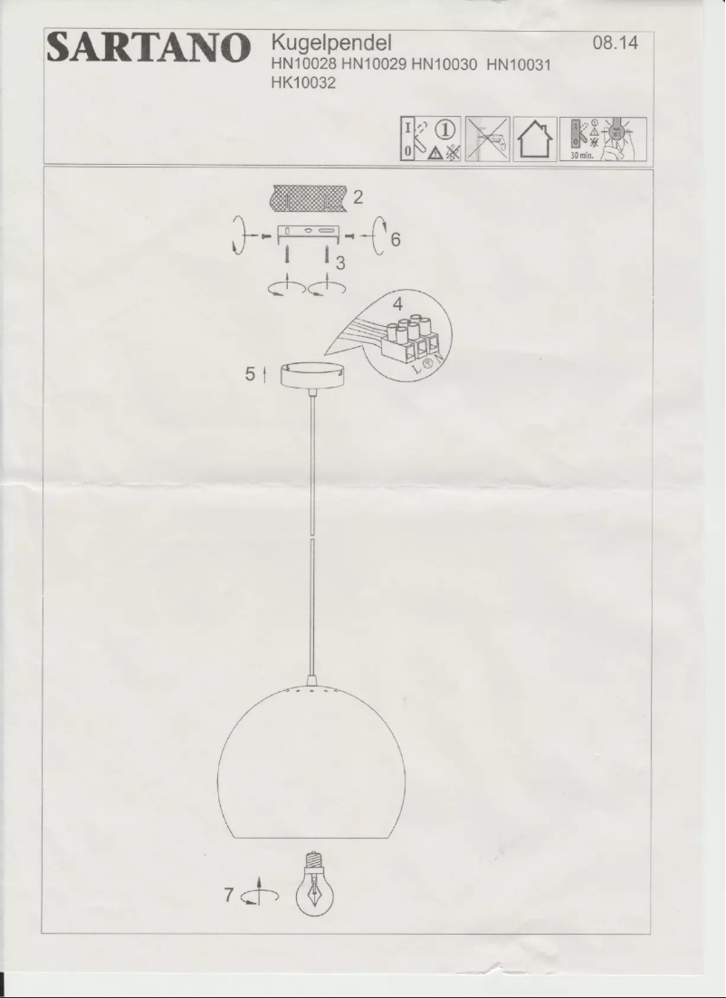 Image de la première page du manuel de l'appareil HN10031