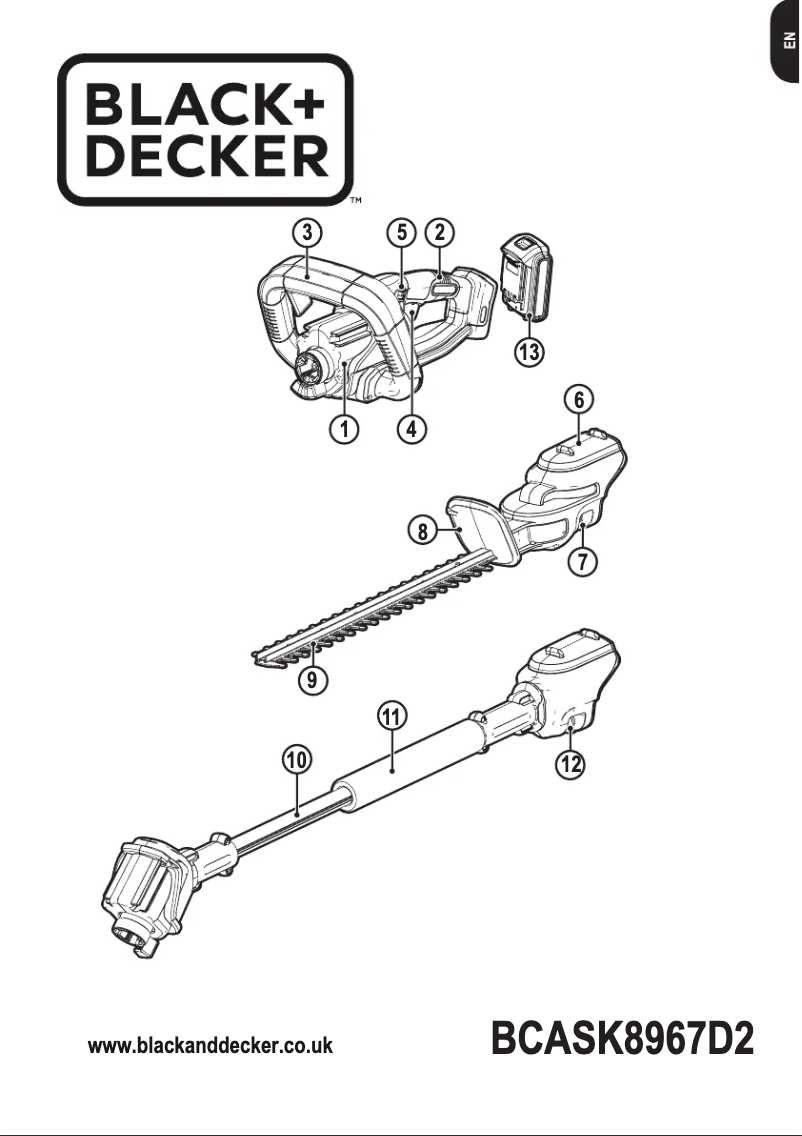 Image de la première page du manuel de l'appareil BCASK8967D2