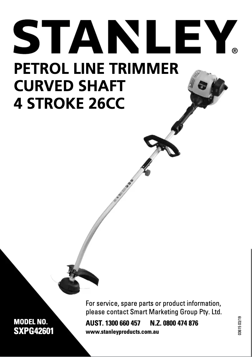 Page n°1 - Manuel utilisateur Stanley SXPG42601